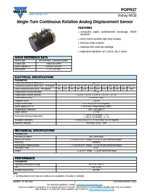POPR276103B345B Datasheet PDF Vishay Semiconductors