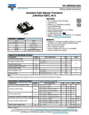 GB90SA120U Datasheet PDF Vishay Semiconductors
