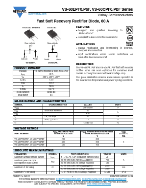 VS-60EPF0.PBF Datasheet PDF Vishay Semiconductors