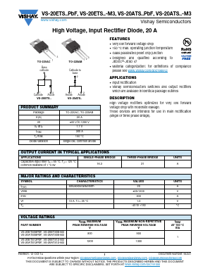VS-20ATS08PBF Datasheet PDF Vishay Semiconductors