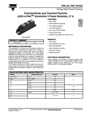 VSKN2608S90P Datasheet PDF Vishay Semiconductors