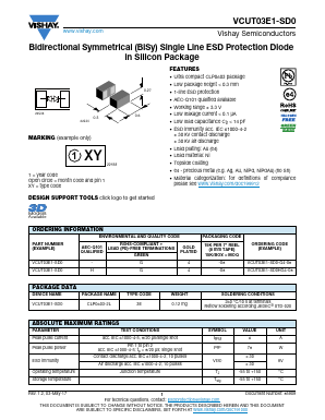 VCUT03E1-SD0 Datasheet PDF Vishay Semiconductors