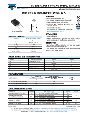 VS-60EPS12-M3 Datasheet PDF Vishay Semiconductors