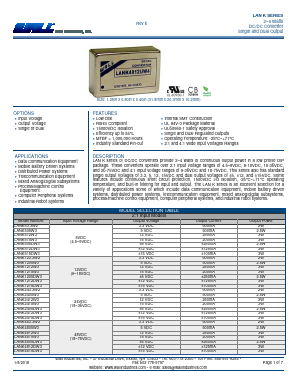 LANK512W3 Datasheet PDF Wall Industries,Inc.
