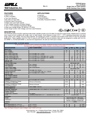 DTIPU45 Datasheet PDF Wall Industries,Inc.