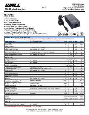 DTSPU45 Datasheet PDF Wall Industries,Inc.
