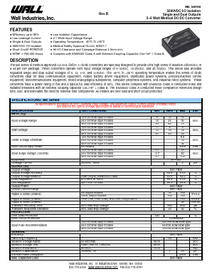ME24D15-200W Datasheet PDF Wall Industries,Inc.