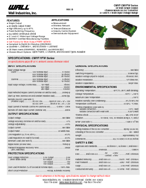 CMYF48S12-1600 Datasheet PDF Wall Industries,Inc.
