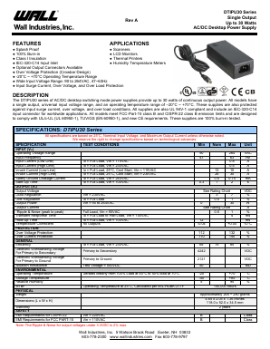 DTIPU30-107 Datasheet PDF Wall Industries,Inc.