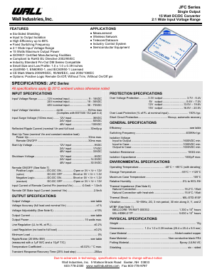 JFC12S15-1000 Datasheet PDF Wall Industries,Inc.