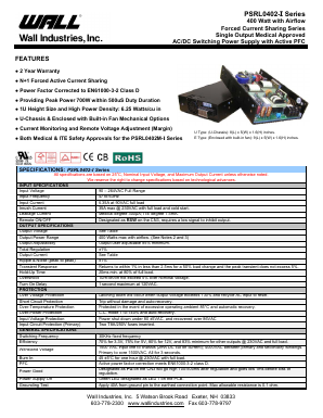 PSRL0402X-48I Datasheet PDF Wall Industries,Inc.