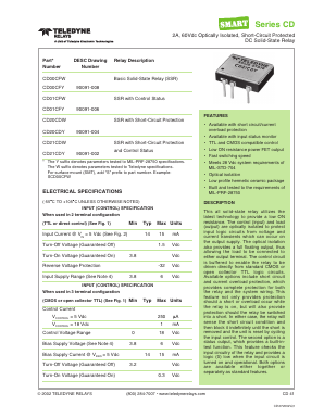 CD00CFY Datasheet PDF Willow Technologies Ltd