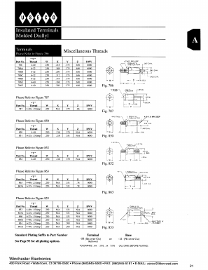 853-12 Datasheet PDF Winchester Electronics Corporation