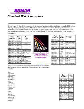 SBC1505A Datasheet PDF Winchester Electronics Corporation