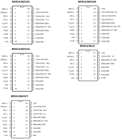 WT8043N20P4 Datasheet PDF Weltrend Semiconductor