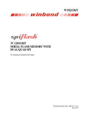 W25Q128JV Datasheet PDF Winbond