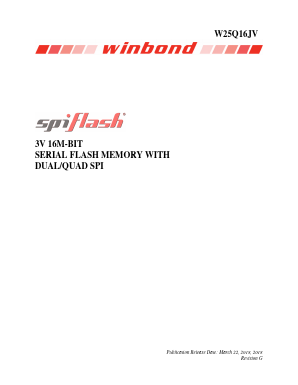 W25Q16JVUXIQ Datasheet PDF Winbond