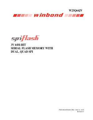 W25Q64JVZEIQ Datasheet PDF Winbond
