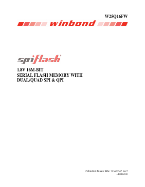 Q16FWUXIE Datasheet PDF Winbond