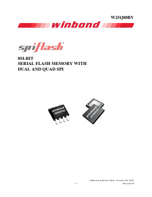 25Q80BVNAG Datasheet PDF Winbond