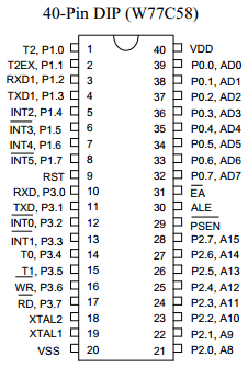 W77C58P-40 Datasheet PDF Winbond