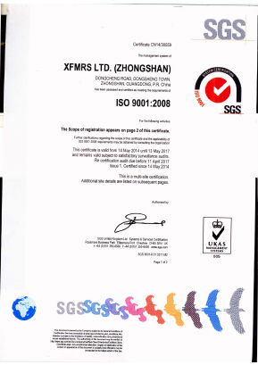 ISO9001-CERT Datasheet PDF XFMRS Inc.