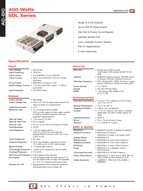 ID0505SA Datasheet PDF XP Power Limited