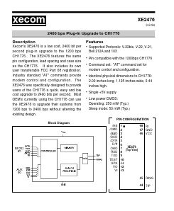 XE2476 Datasheet PDF Xecom