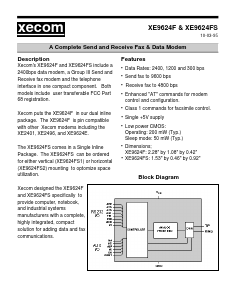XE9624F Datasheet PDF Xecom