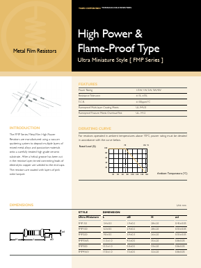 FMP-50 Datasheet PDF YAGEO Corporation