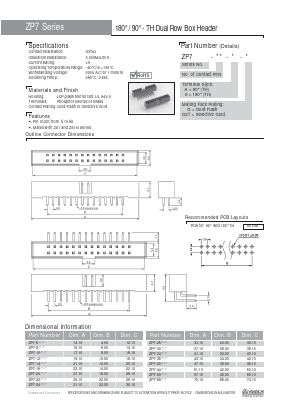 ZP7-10-S-G Datasheet PDF Yamaichi Electronics Co., Ltd.