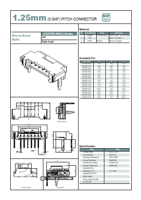 12507WR-NNLD Datasheet PDF YEONHO ELECTRONICS