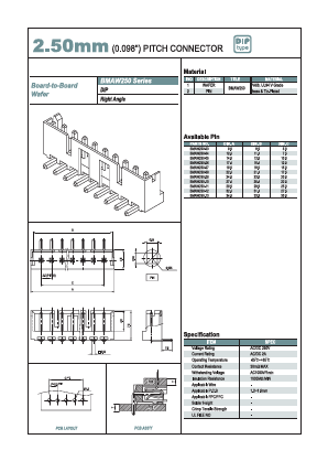 BMAW250-12 Datasheet PDF YEONHO ELECTRONICS