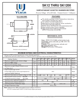 SK1200 Datasheet PDF Shenzhen Yixinwei Technology Co., Ltd.