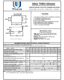 SS56 Datasheet PDF Shenzhen Yixinwei Technology Co., Ltd.