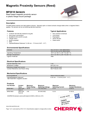 MP2018 Datasheet PDF [ZF Friedrichshafen AG