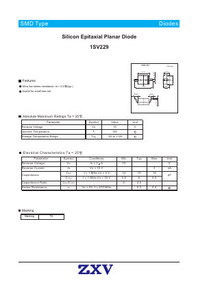 1SV229 Datasheet PDF [Zhaoxingwei Electronics ., Ltd