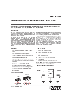 ZXCL400 Datasheet PDF Zetex => Diodes